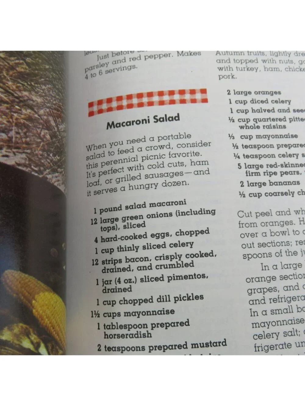Sunset Picnics & Tailgate Parties Cook Book 1982 Paperback Sandwiches Salads